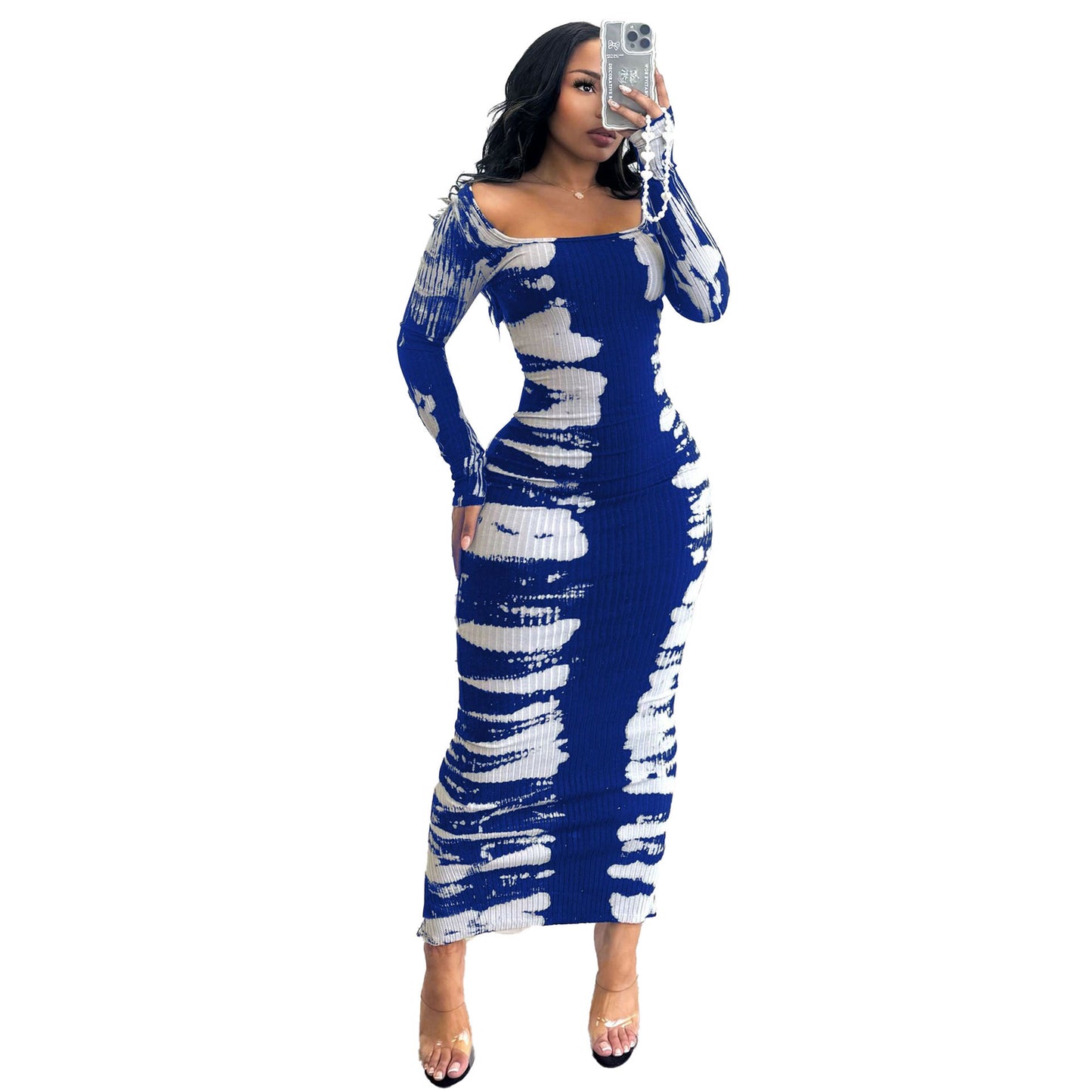 Printed Bodycon Dress