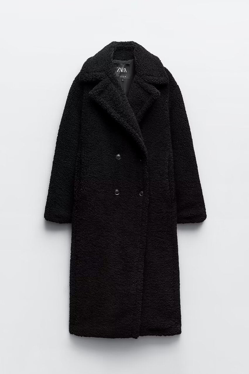 Mid Length Lamb Wool Long Overcoat