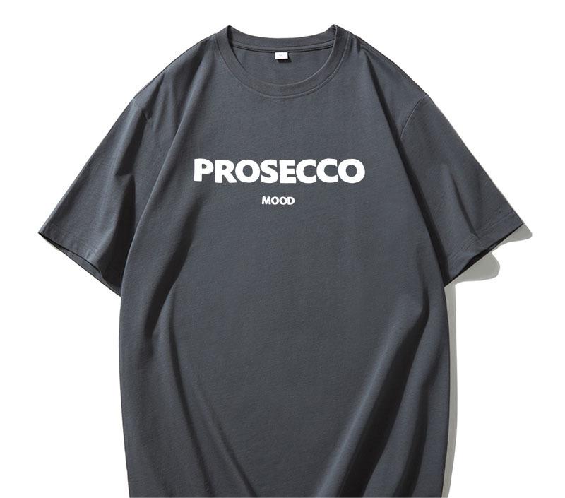 Round Neck Loose Prosecco Top
