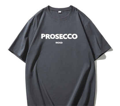 Round Neck Loose Prosecco Top