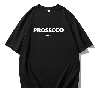 Round Neck Loose Prosecco Top