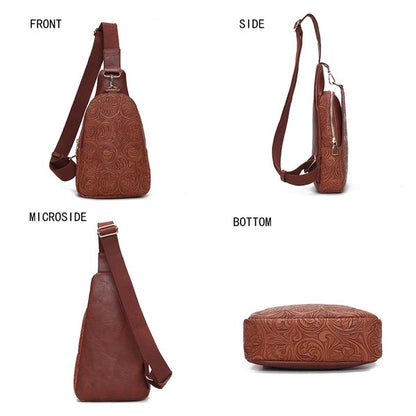 Millie  Embossed Sling bag