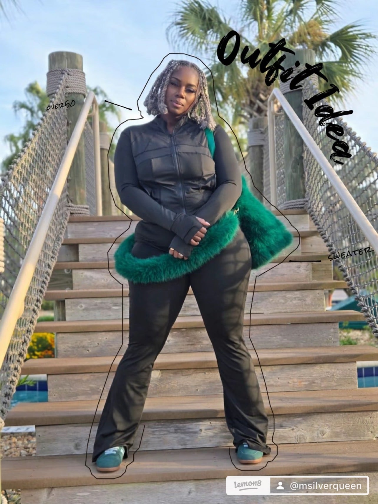 Luxe Plush Faux Fur Crossbody Tote