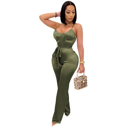 Sleek Straight Leg Jumpsuit