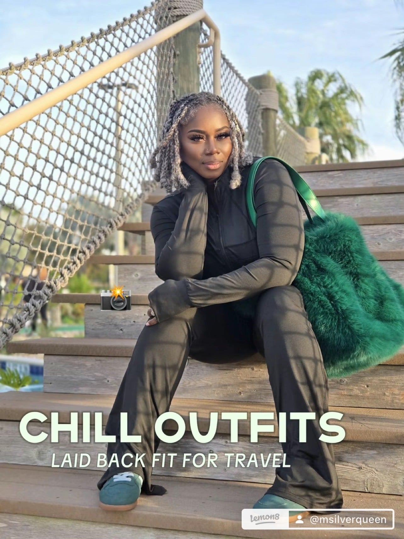 Luxe Plush Faux Fur Crossbody Tote