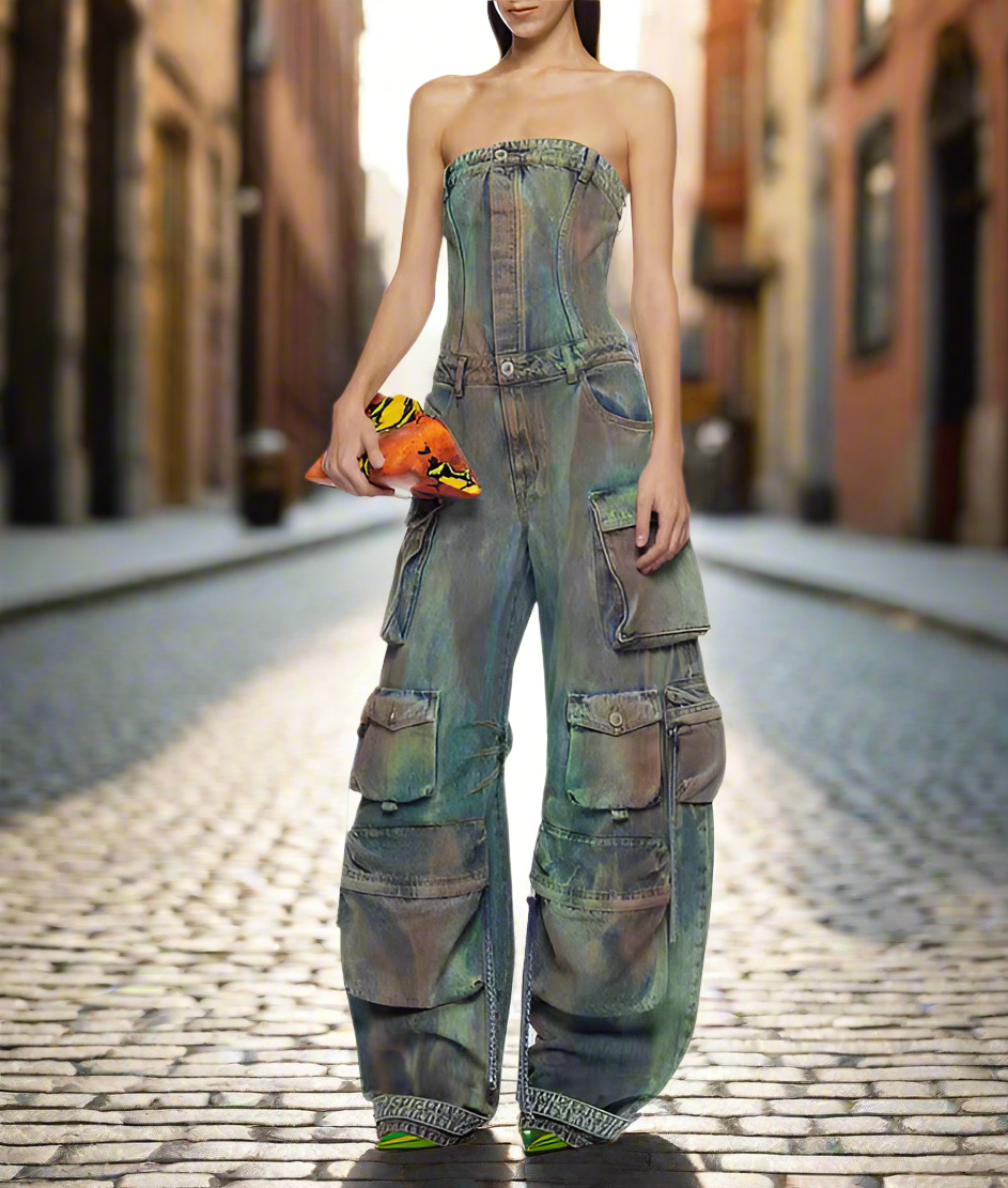 “Cargo-Chic” Jumpsuit