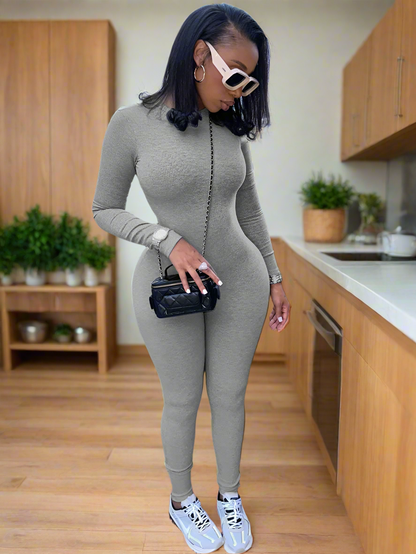 Sporty Fitness Casual Jumpsuit