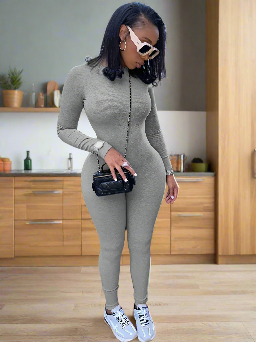 Sporty Fitness Casual Jumpsuit