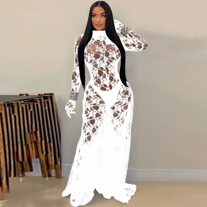 Sexy See through Lace Jumpsuit