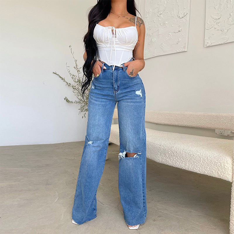 Wide Leg Demi Jeans