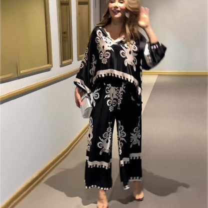 Two Piece Trousers Set