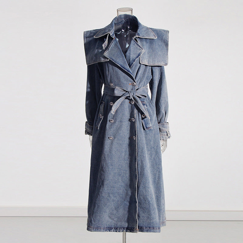 Regal Boss Denim Trench Coat