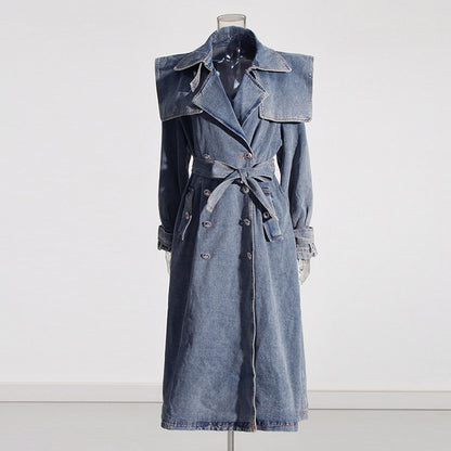 Regal Boss Denim Trench Coat
