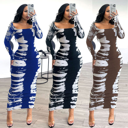 Printed Bodycon Dress