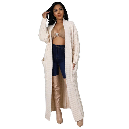 Long Sleeve Long Sweater Coat