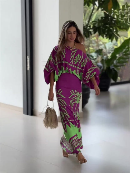 Enchanted Off Shoulder Maxi Set