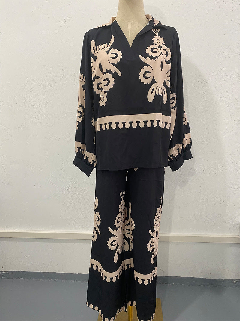 Two Piece Trousers Set