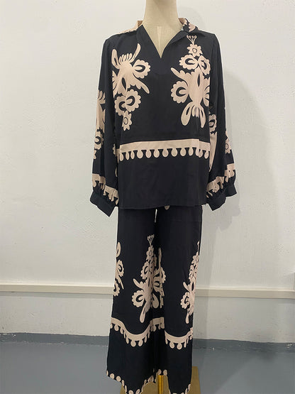 Two Piece Trousers Set