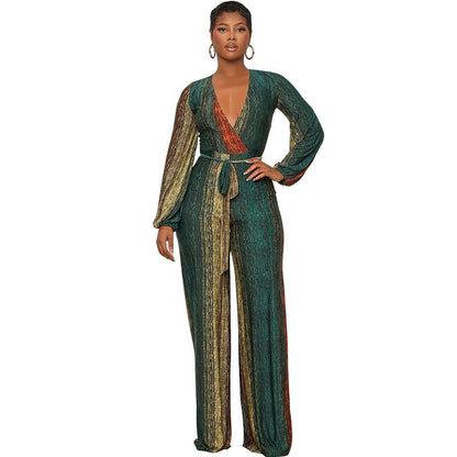 Long Sleeve Loose Jumpsuit