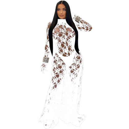 Sexy See through Lace Jumpsuit