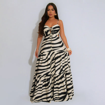Printed Maxi Dress