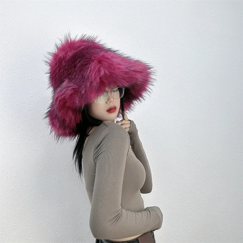 Faux Fur Bucket Hat