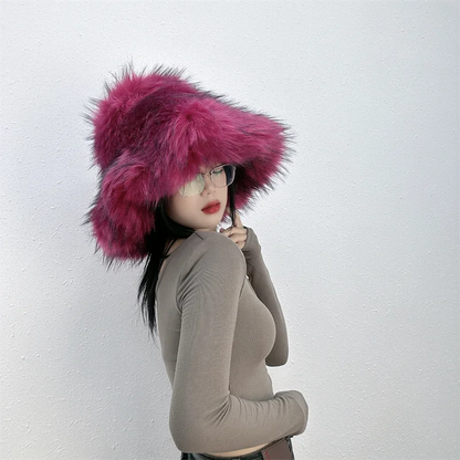 Faux Fur Bucket Hat