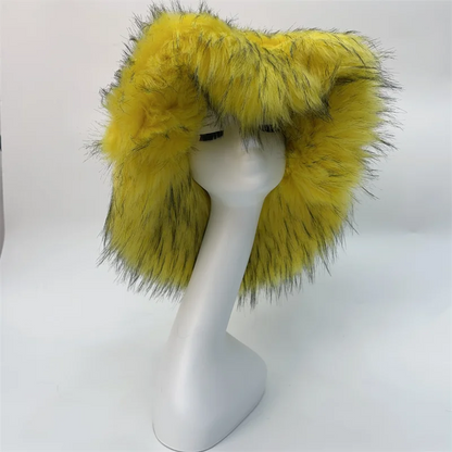 Oversize Fluffy Faux Fur Hats
