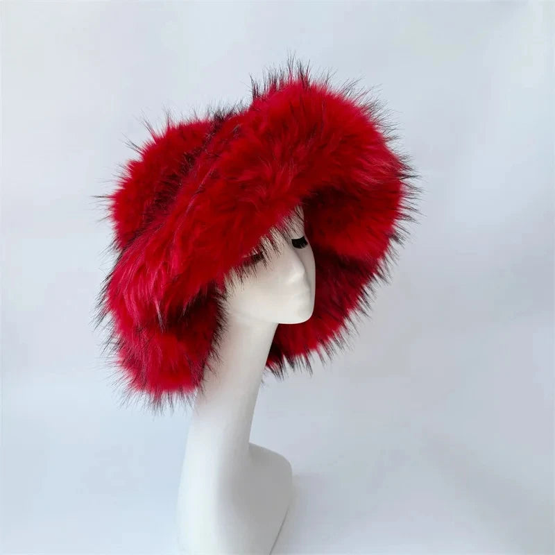 Faux Fur Bucket Hat