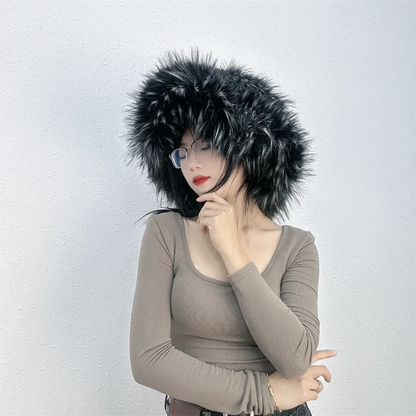 Faux Fur Bucket Hat