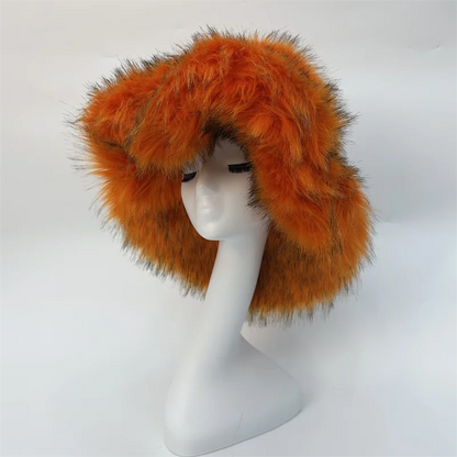 Oversize Fluffy Faux Fur Hats