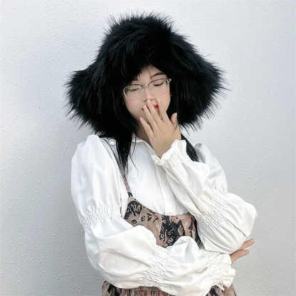 Faux Fur Bucket Hat