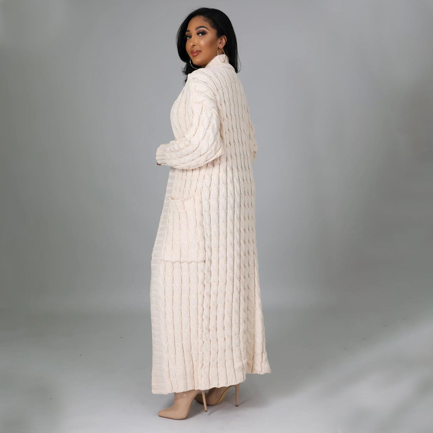 Long Sleeve Long Sweater Coat