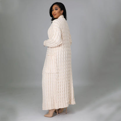 Long Sleeve Long Sweater Coat