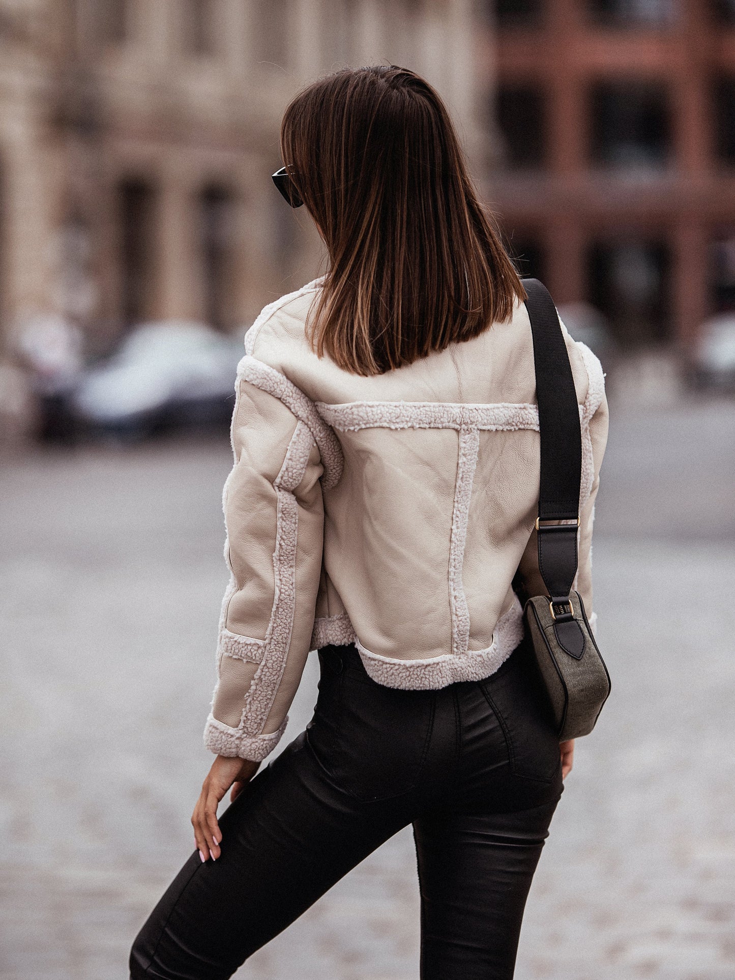 Fashion Faux Shearling Jacket Coat