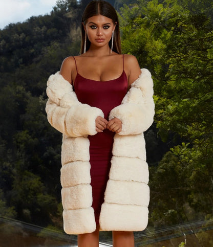 Faux Fur Coat Cotton Coat