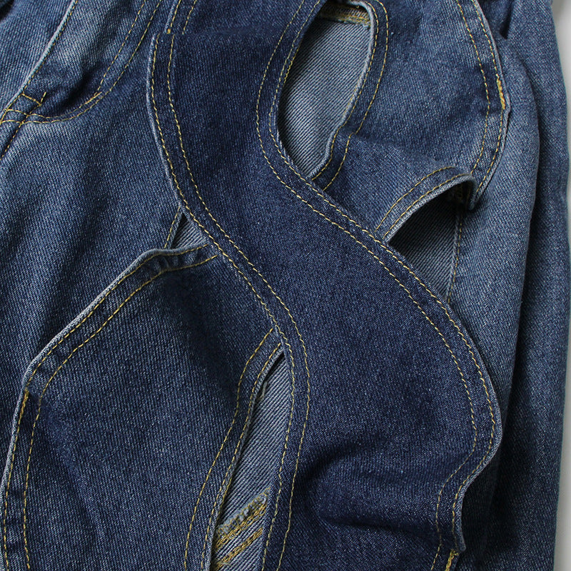Twisted Denim Jeans