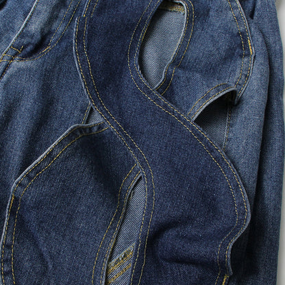 Twisted Denim Jeans