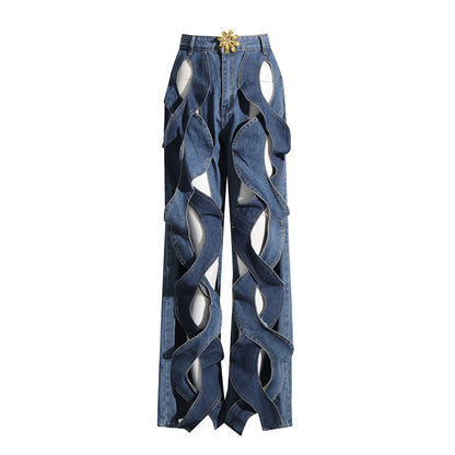Twisted Denim Jeans