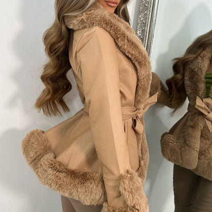 FuzzyChic Couture Coat