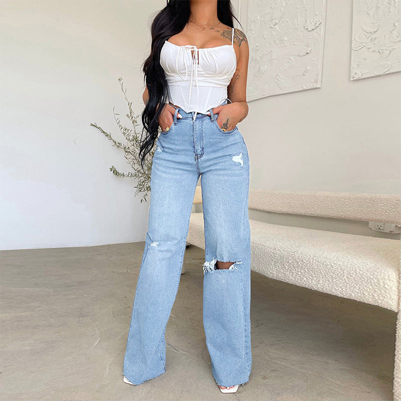 Wide Leg Demi Jeans