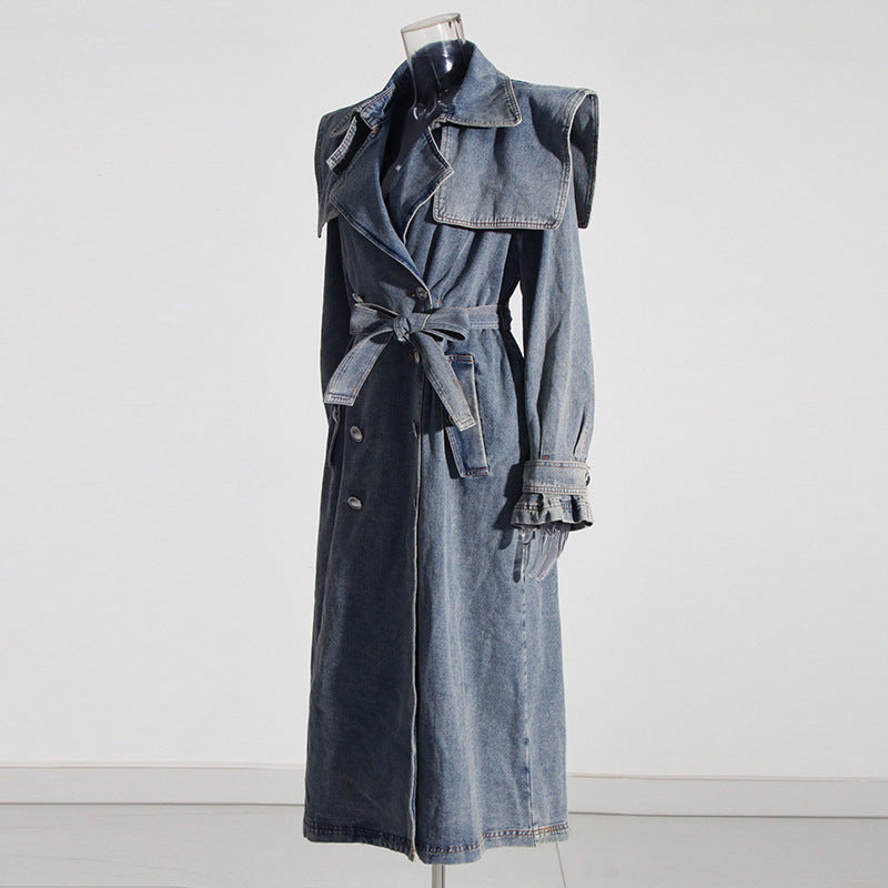 Regal Boss Denim Trench Coat