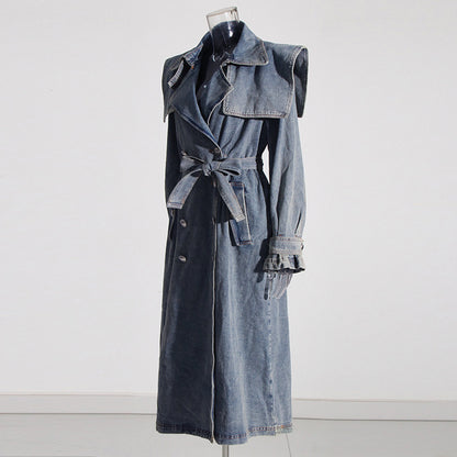 Regal Boss Denim Trench Coat