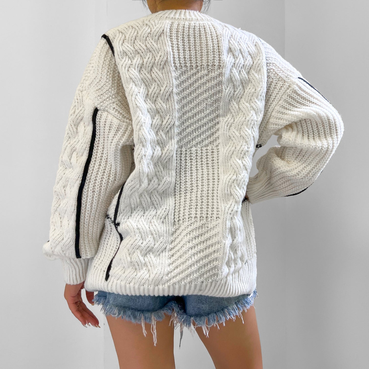 Lantern Sleeve Sweater Sweater