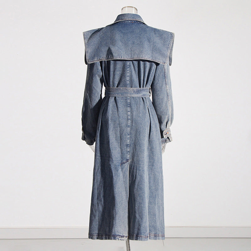 Regal Boss Denim Trench Coat