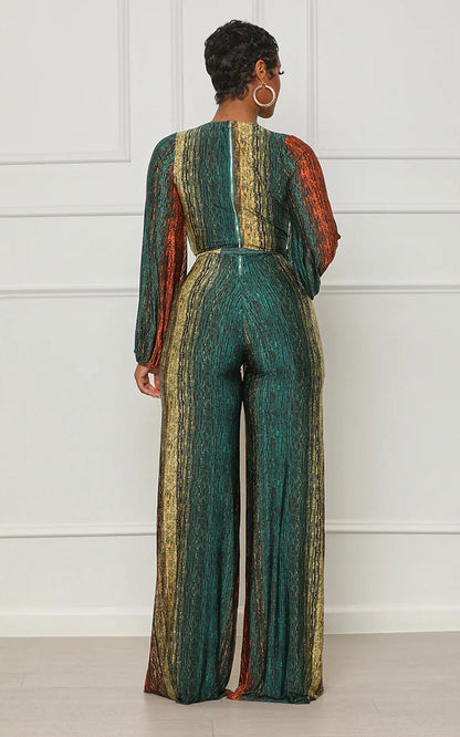 Long Sleeve Loose Jumpsuit