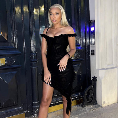 Women's Lotus Leaf Dress