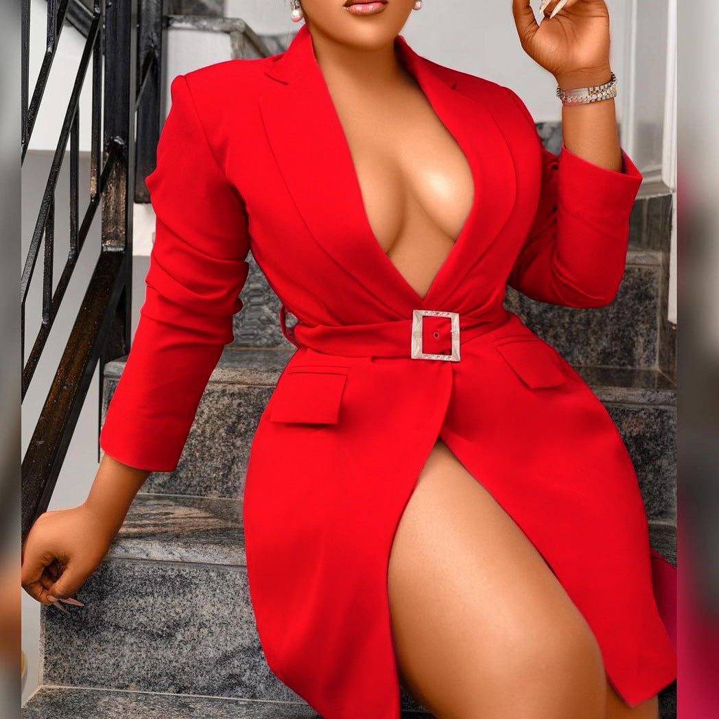 Business Boss Collar Suit