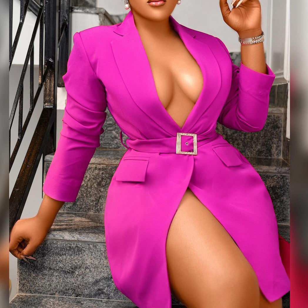 Business Boss Collar Suit