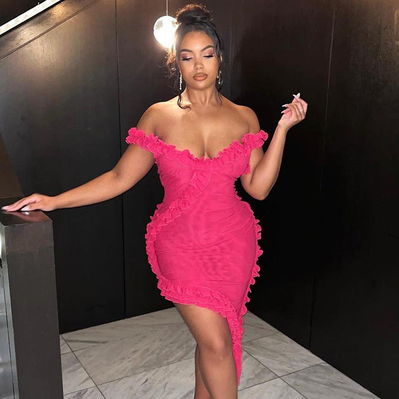 Women's Lotus Leaf Dress